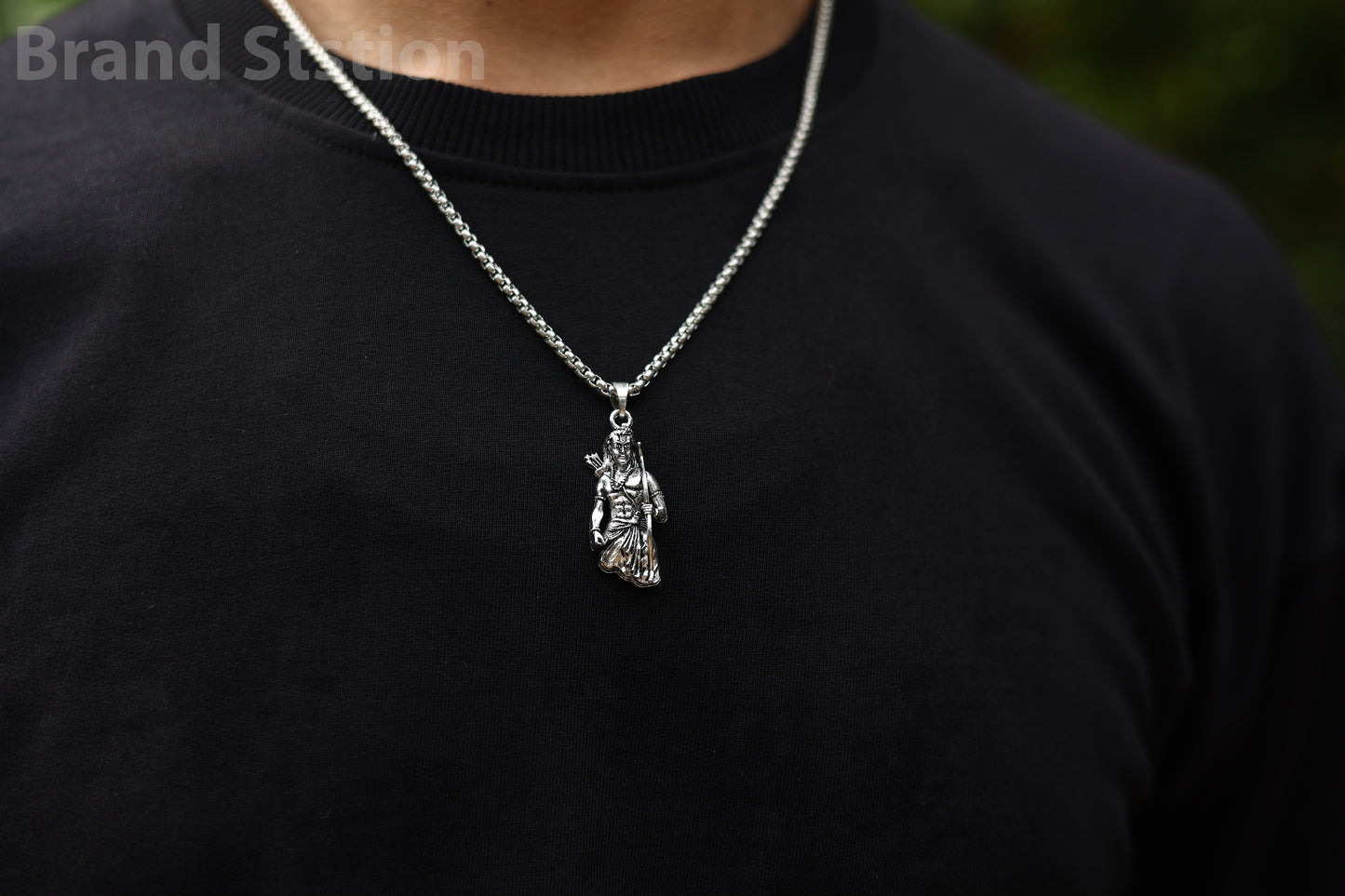 Lord Ram Pendant With Chain