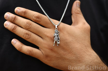 Lord Hanuman Pendant with Chain